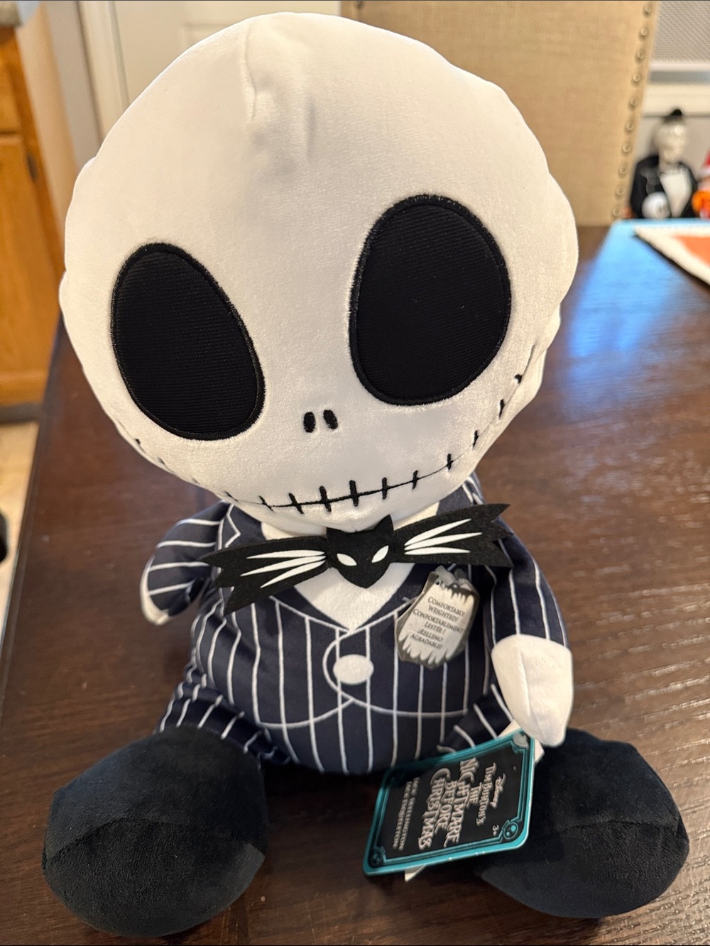 Disney Jack Skellington Weighted Plush